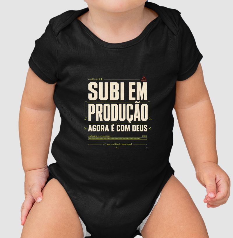 Body Bebê Subiu em Produção — Agora É com Deus