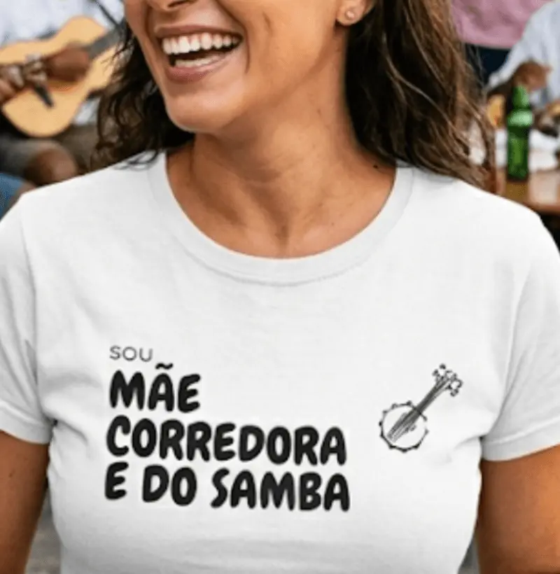 Mãe, corredora e do samba