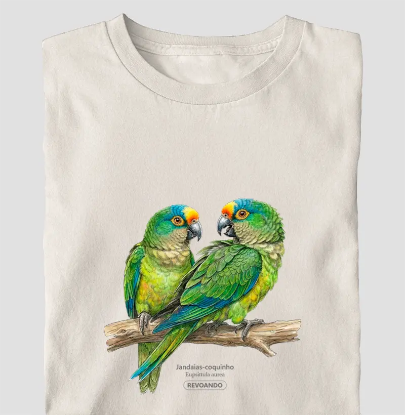 Traços Alados - Jandaia-coquinho - Oversized