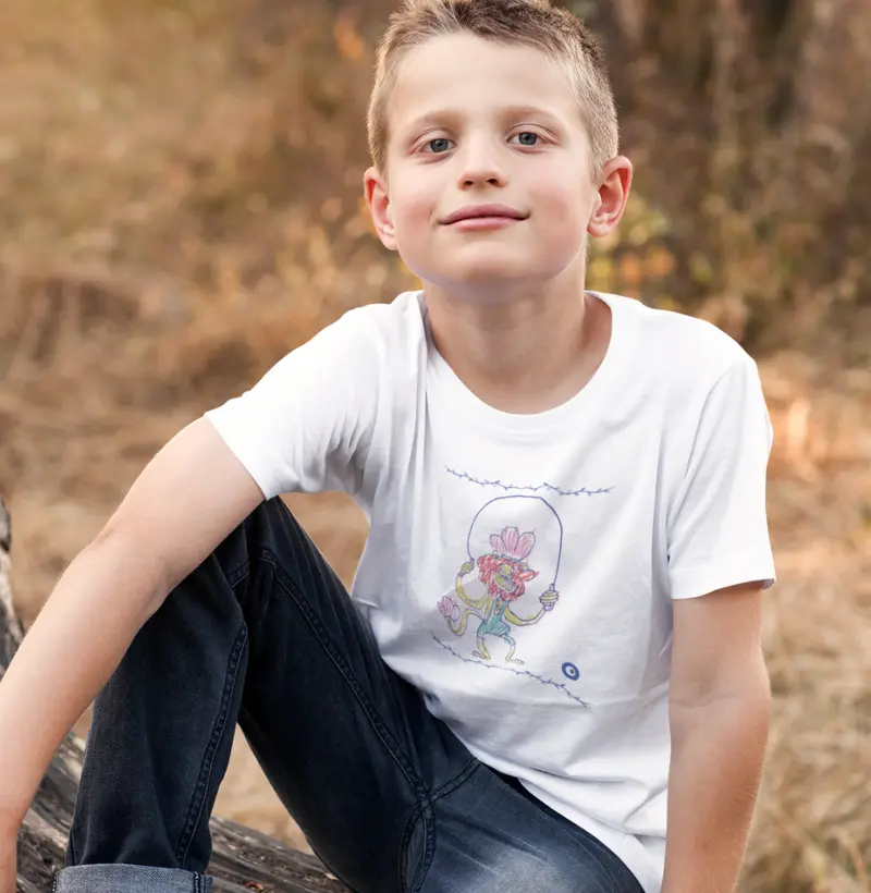 Camiseta Leão Infantil by Bernardo Yori