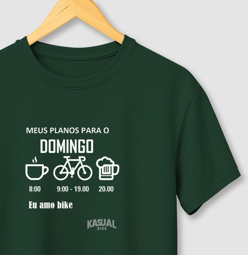 🚴‍♂️ Camiseta "Planos de Domingo" - Kasual Bike