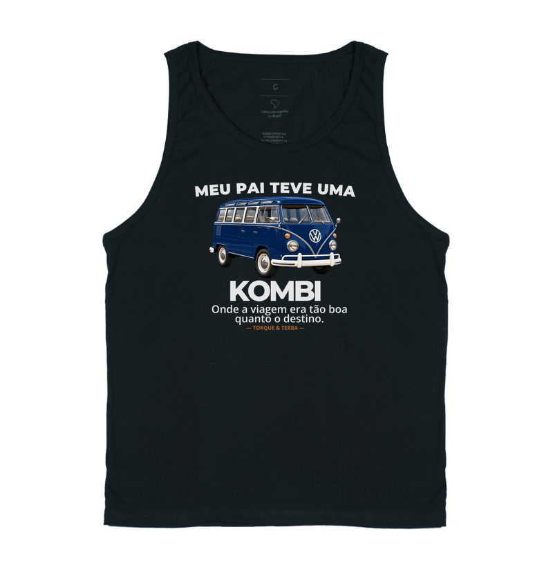 Meu pai teve uma - KOMBI - azul escuro