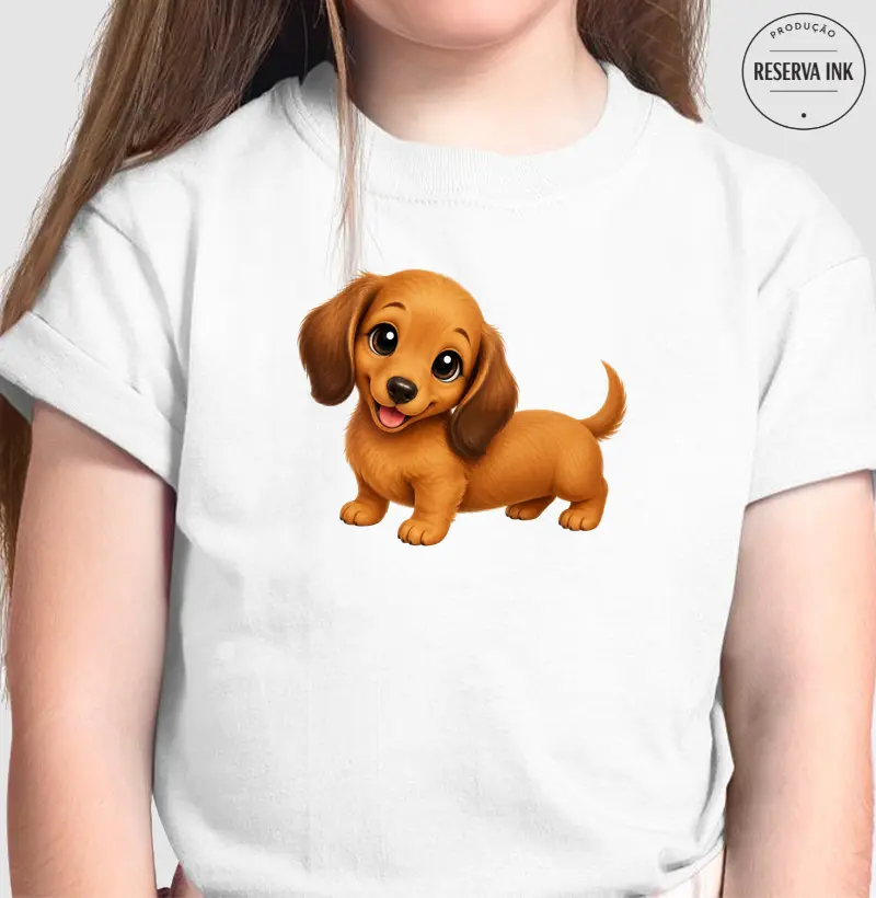 Dachshund Marrom - Desenho Animado