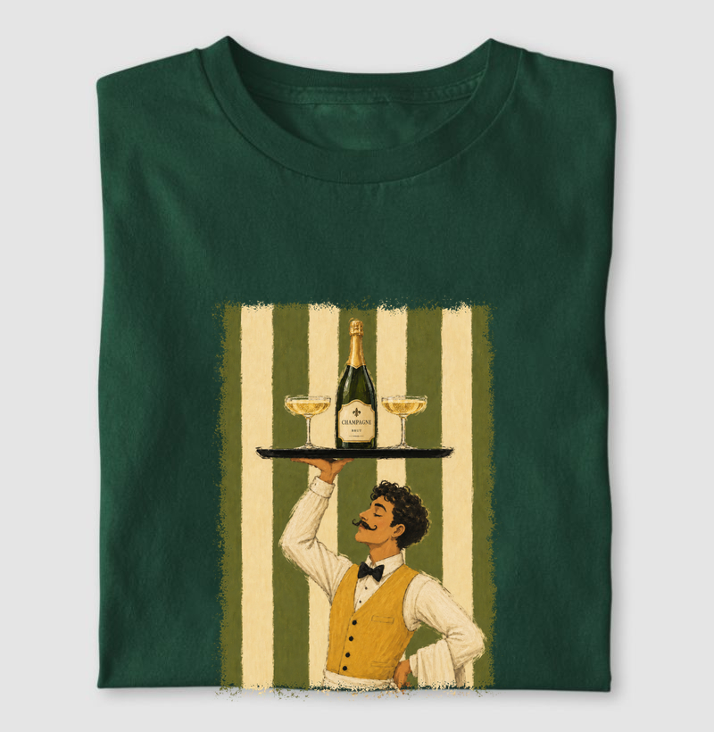 Champagne en Coupe - Camiseta