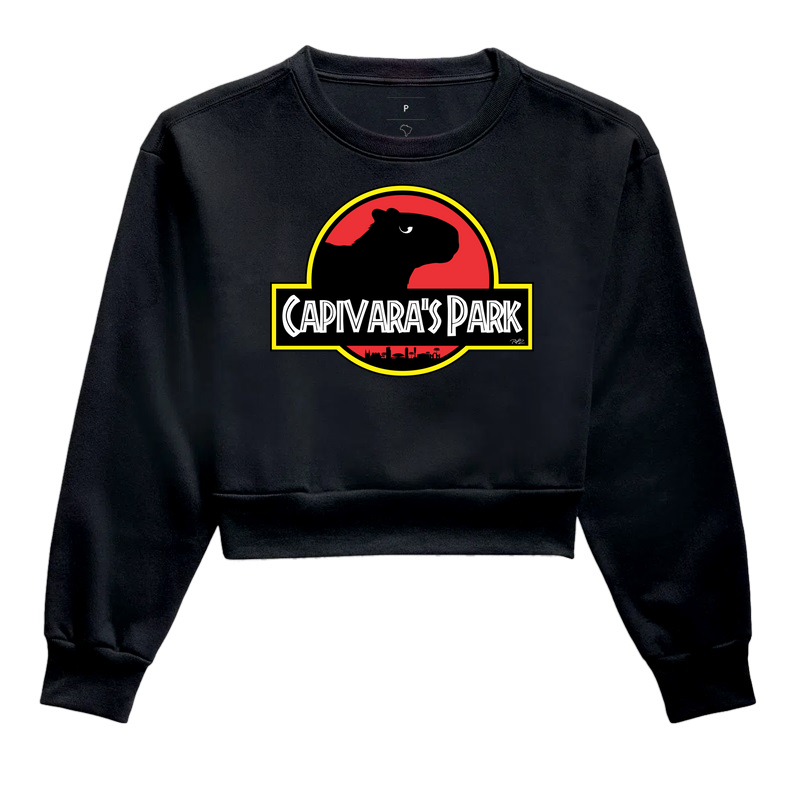 Camiseta Capivara's Park - Cropped Moletom