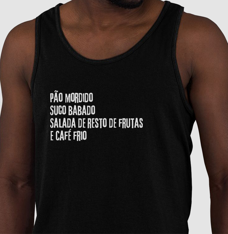 Café da Manhã Regata Unissex