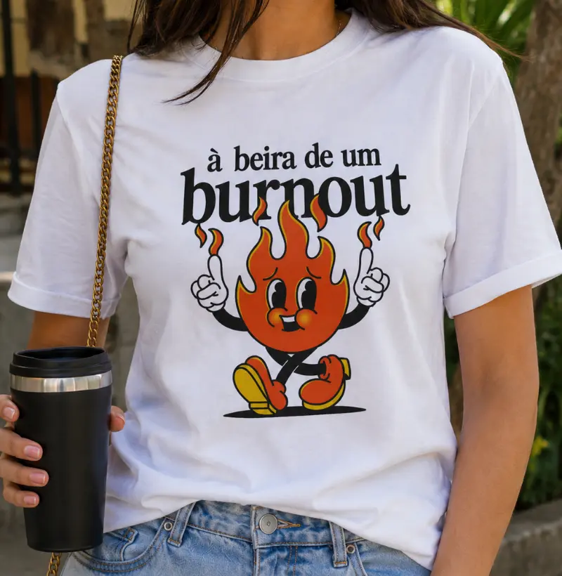 a beira de um burnout