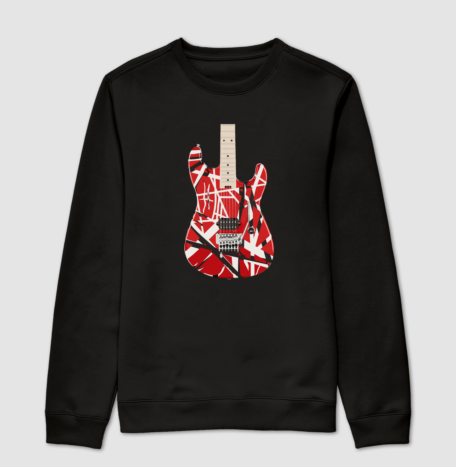 Frankenstrat Guitar: Red 'n' Black Edition