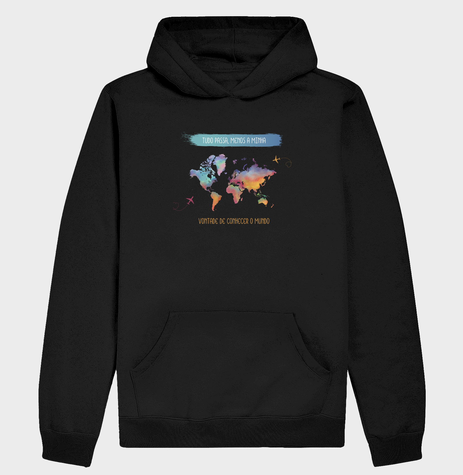 camiseta mapa mundo