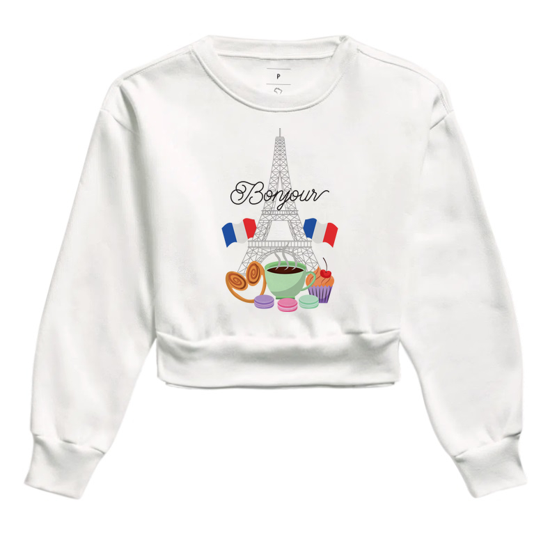 Camiseta Viagem - Torre Eiffel Bonjour