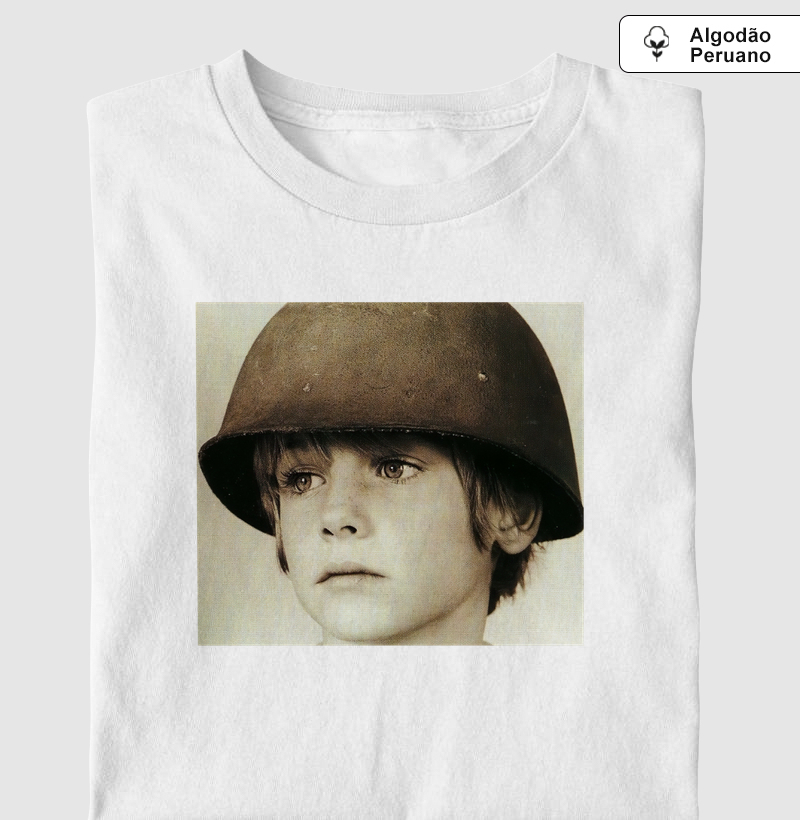 Camiseta Algodão Peruano U2 War Boy
