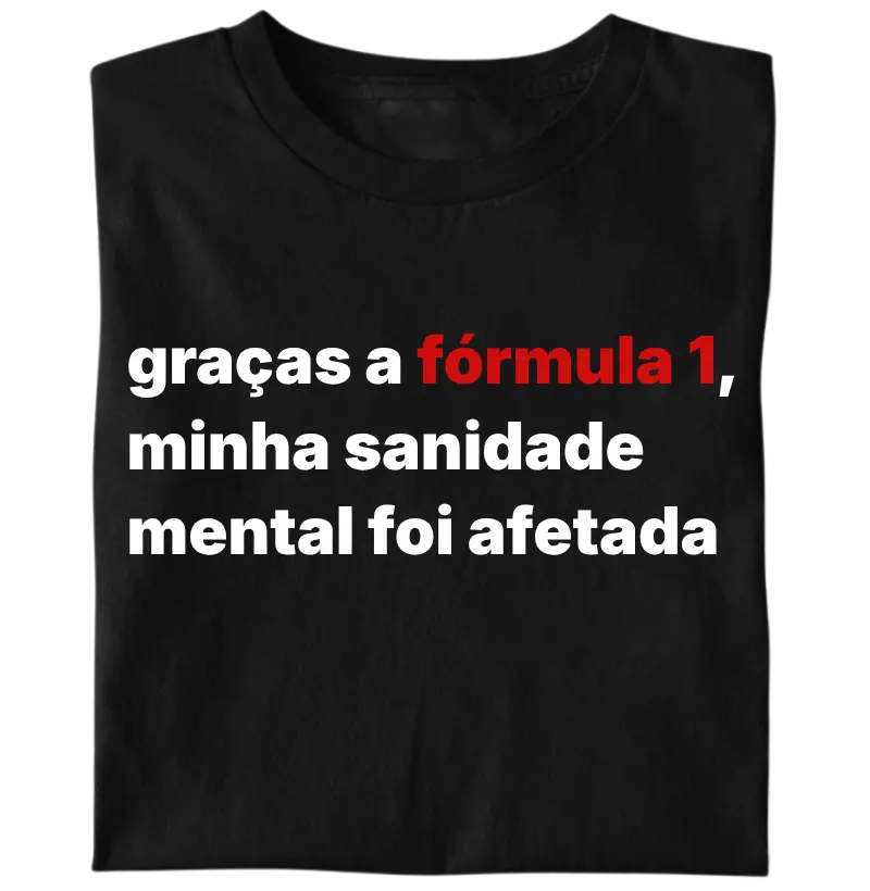Graças a fórmula 1