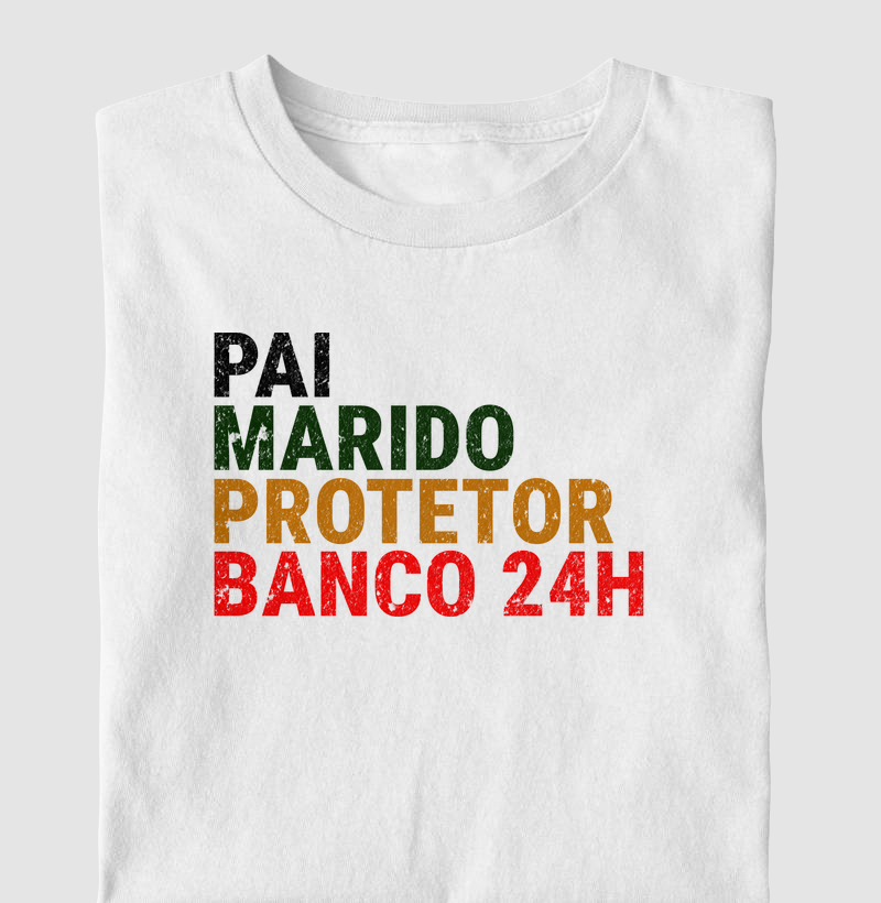 Camiseta Masculina Banco 24H - Camiseta