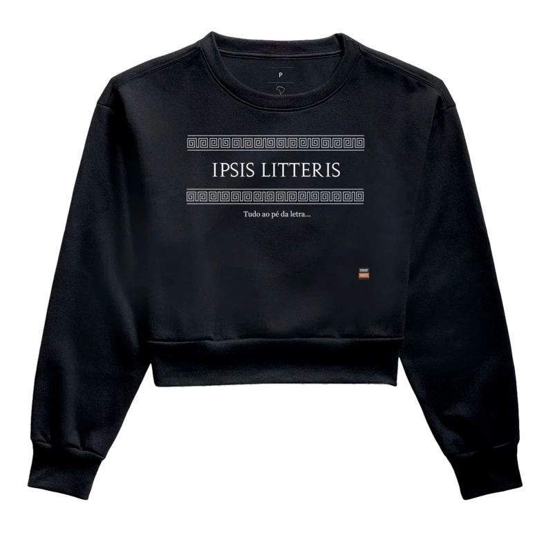 Moletom Cropped Ipsis Litteris