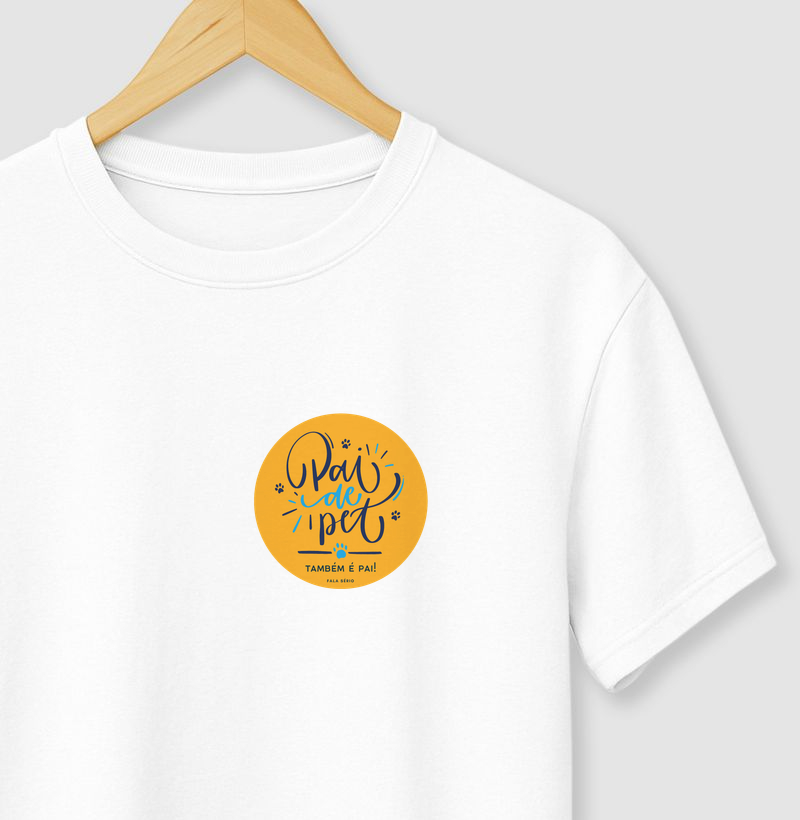 Camiseta Pai de Pet Também é Pai