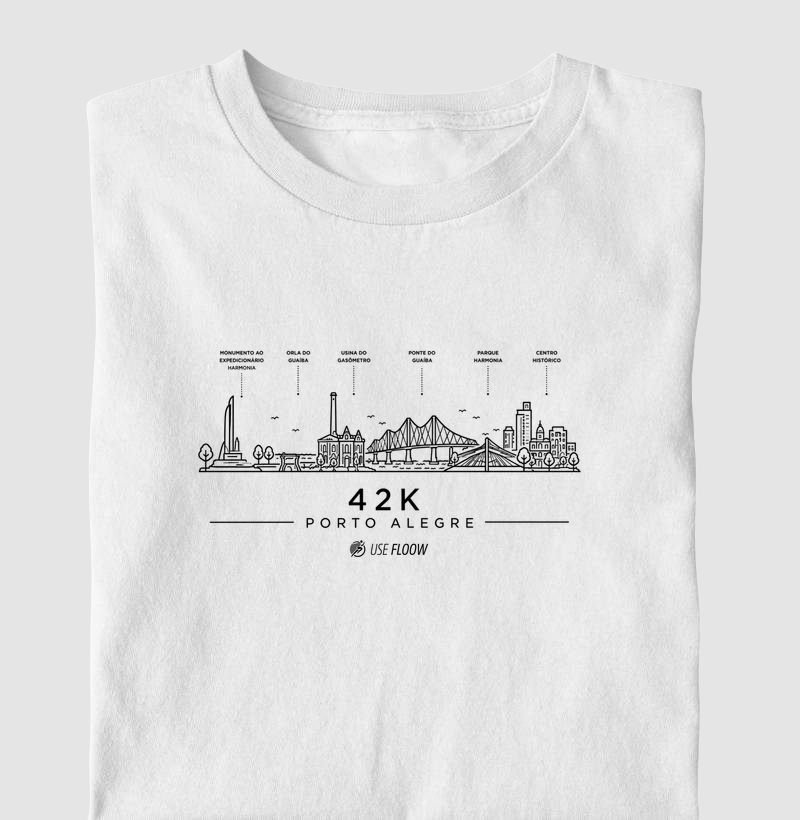 Camiseta Maratona - 42K Por POA  
