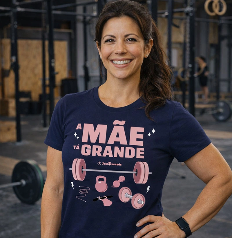 Camiseta a Mãe tá grande 