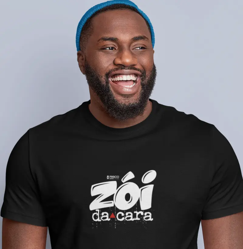 T-Shirt Masculino Preta - Zói da Cara