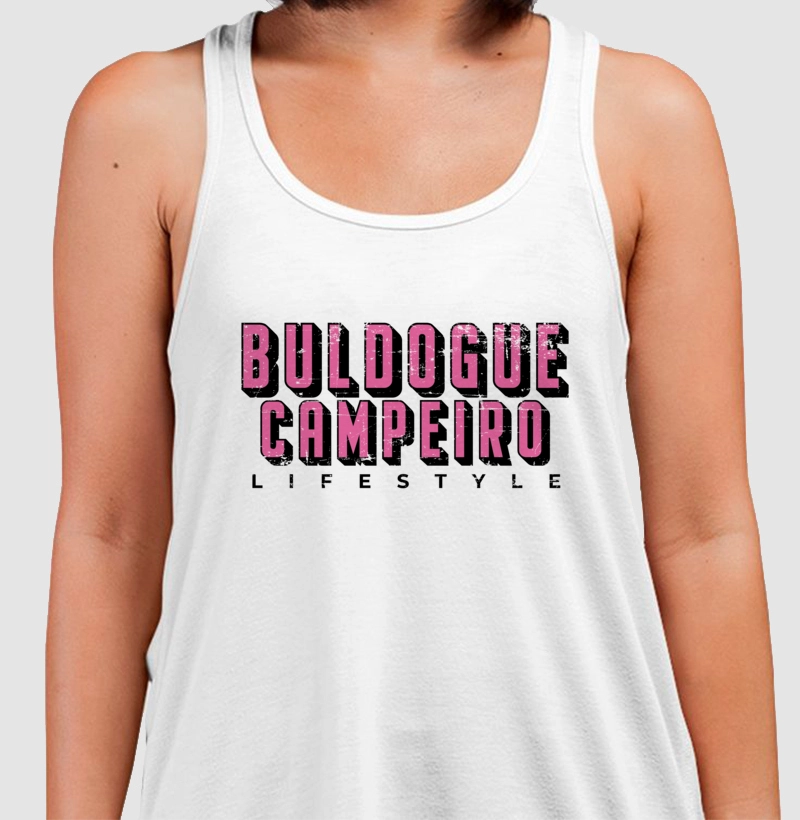  Buldogue Campeiro Texto Rosa