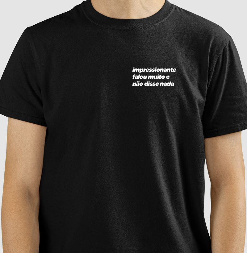 Impressionante - texto branco