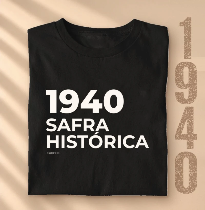 Camiseta Vinho - 1940 • Safra Histórica