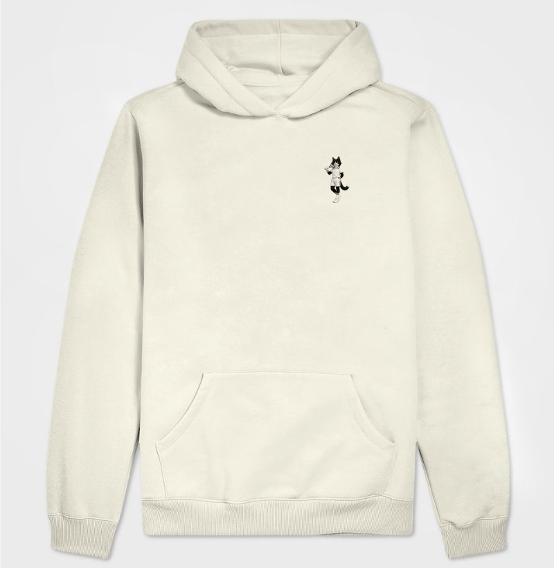 Gato Frajola Tenista - Hoodie Moletom