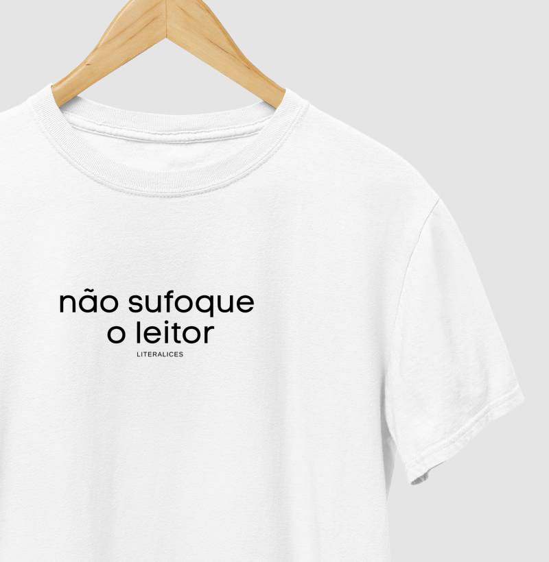 Não sufoque o leitor