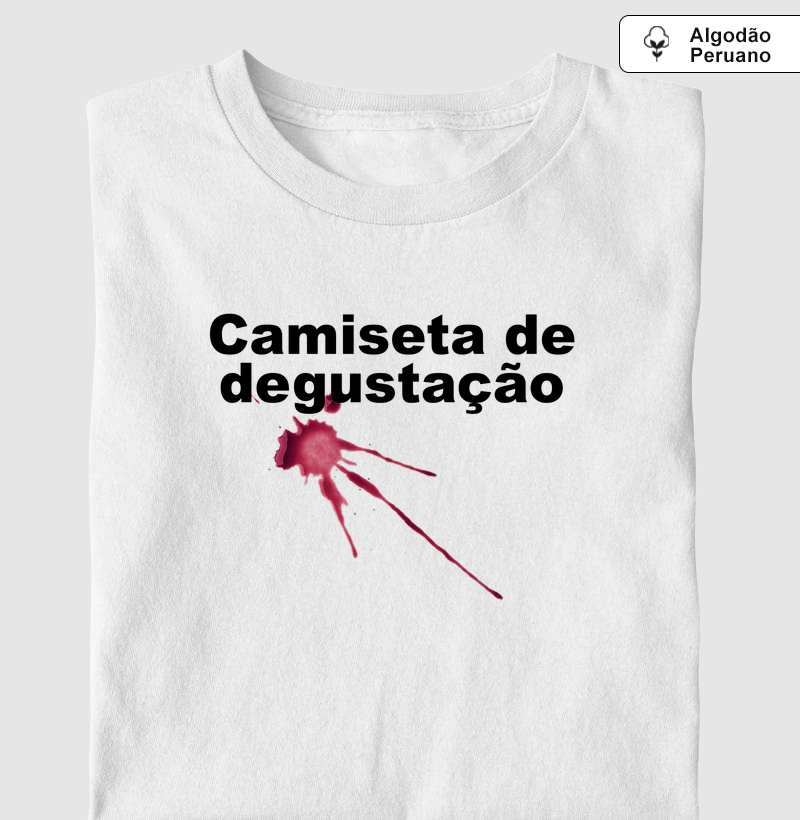 Camiseta de Degustação - Camiseta Algodão Peruano