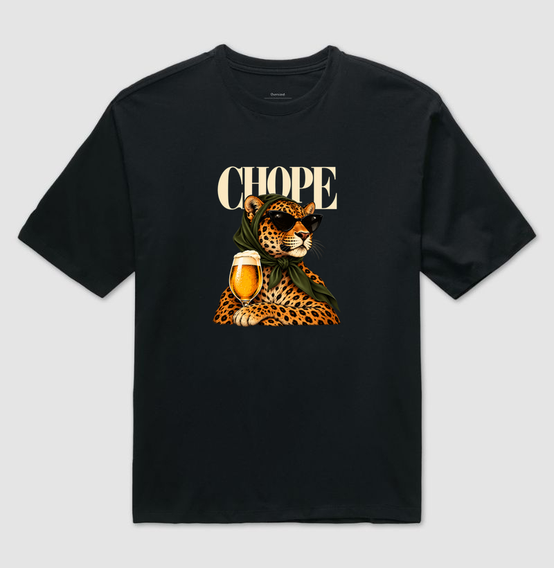 Onça do Chope - Camiseta Oversized