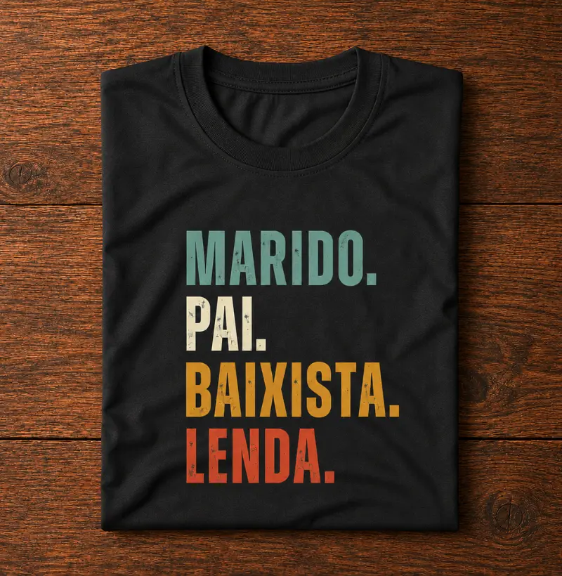 Marido. Pai. Baixista. Lenda.