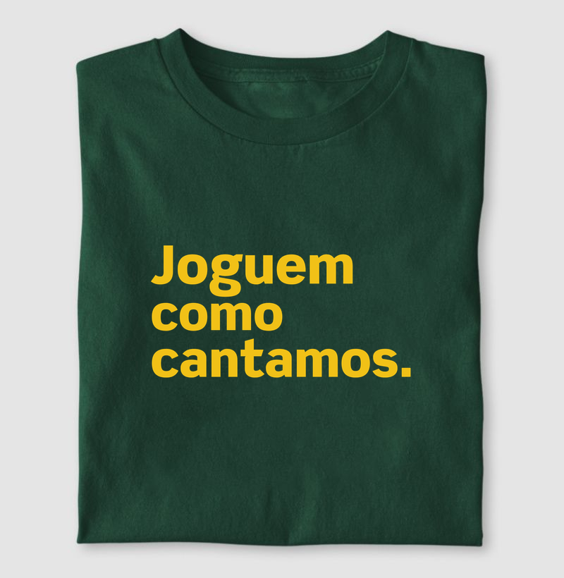 Joguem como cantamos.