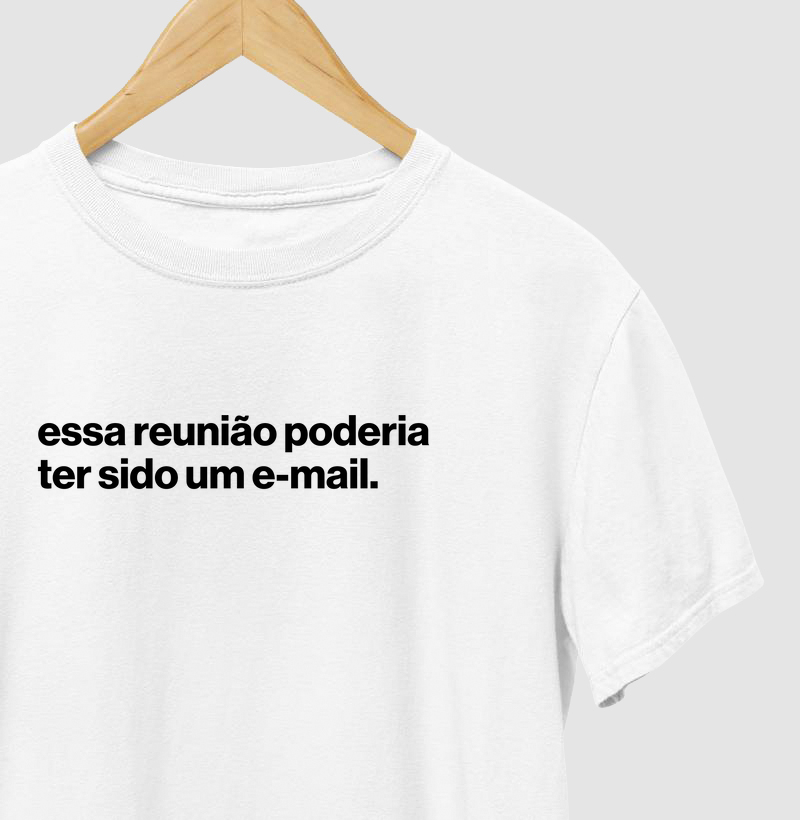 Poderia ter sido um e-mail