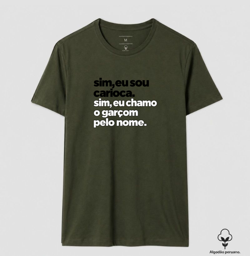 Doddio – Garçom! - Camiseta Algodão Peruano
