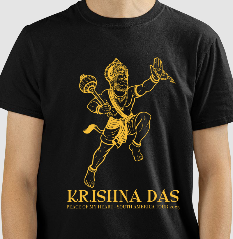 Hanuman Hand - Camiseta - Estampa Amarela