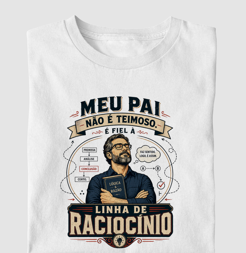 Meu Pai Não É Teimoso. É Fiel à Linha de Raciocínio.