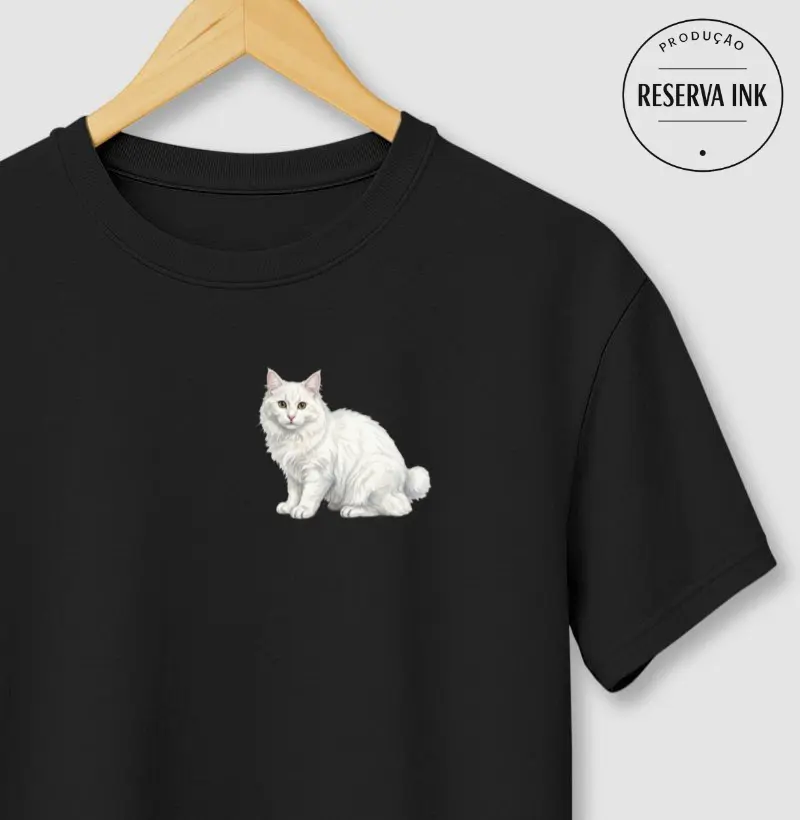 American Bobtail Branco Minimalista