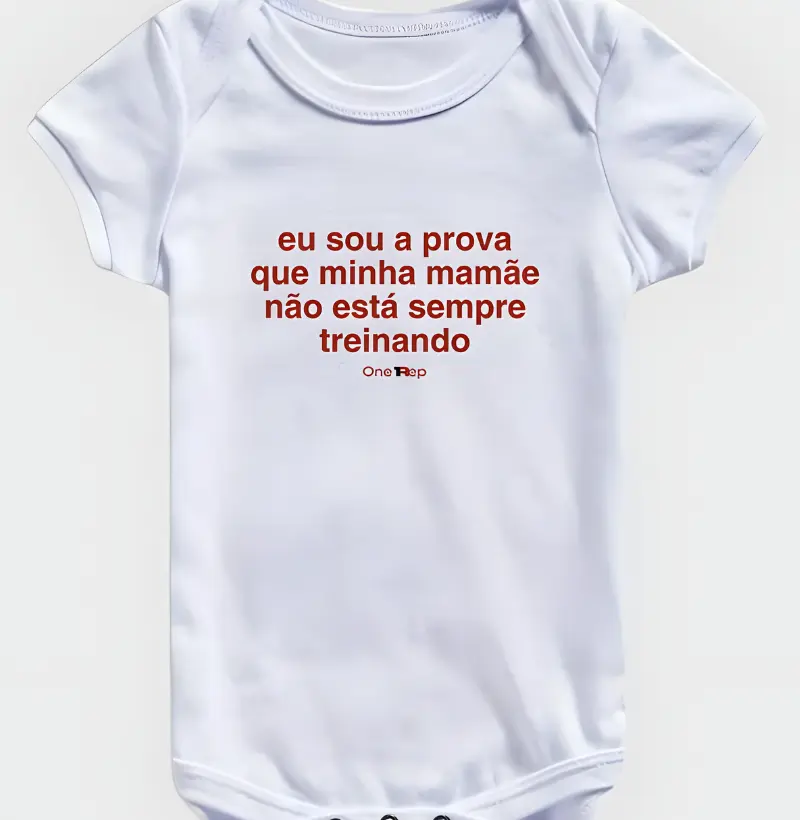 Prova que a mamãe não está sempre treinando (unissex)