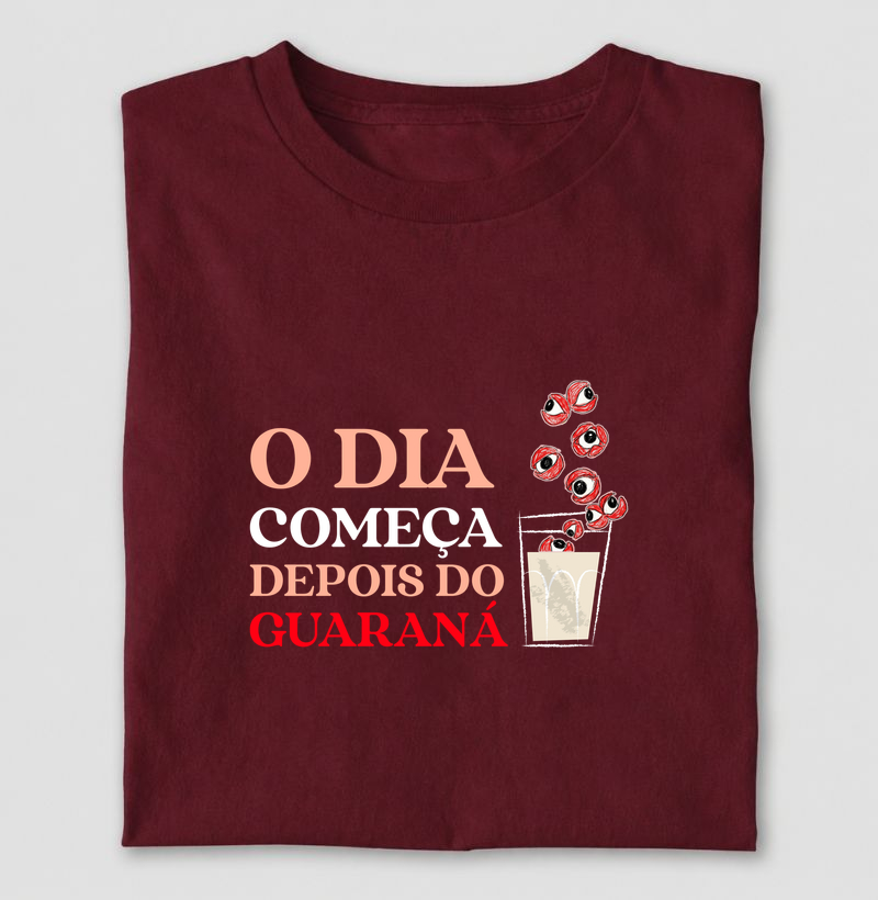 O dia começa com guaraná