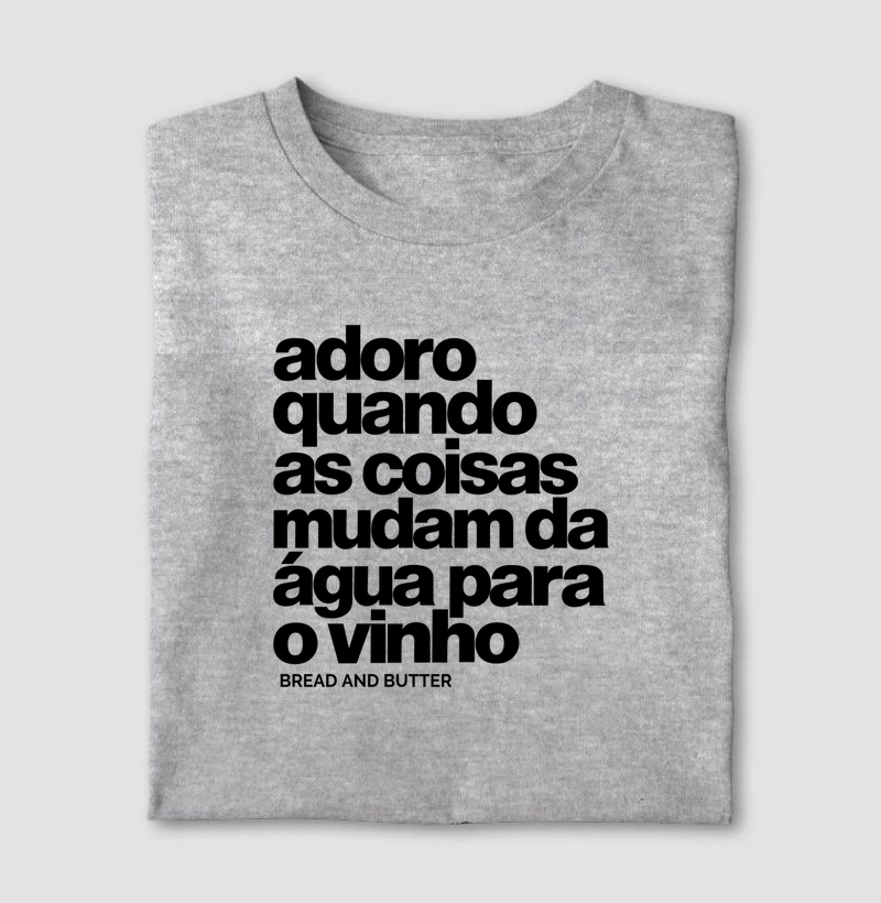 Camiseta Adoro - Camiseta