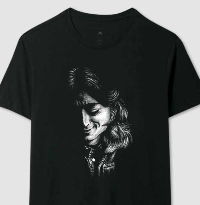 Rory Gallagher Caricatura - White