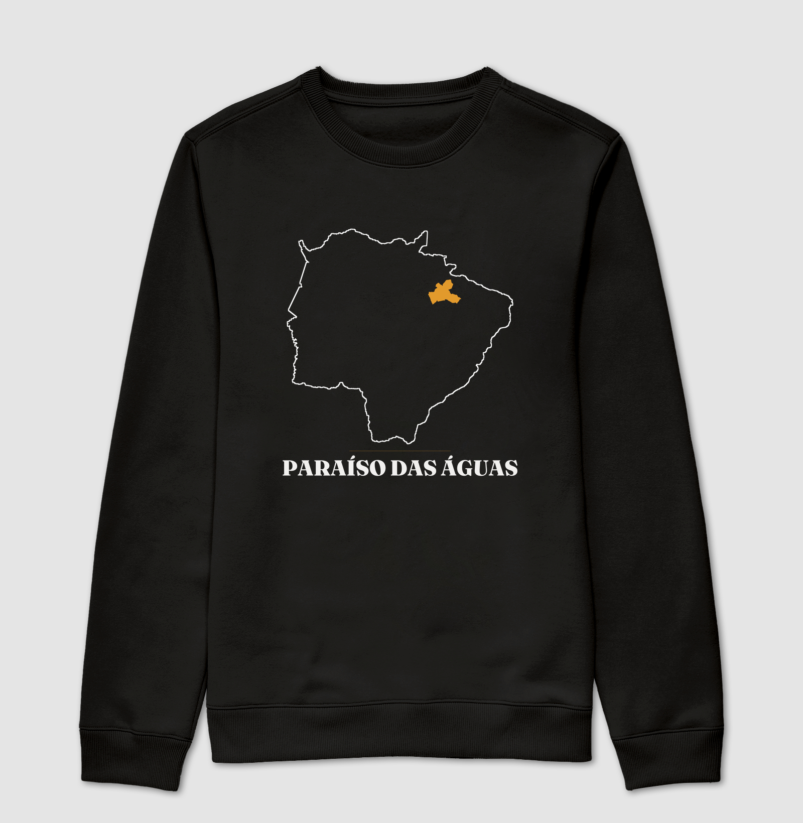 Paraíso das Águas | Traço MS - Suéter Moletom