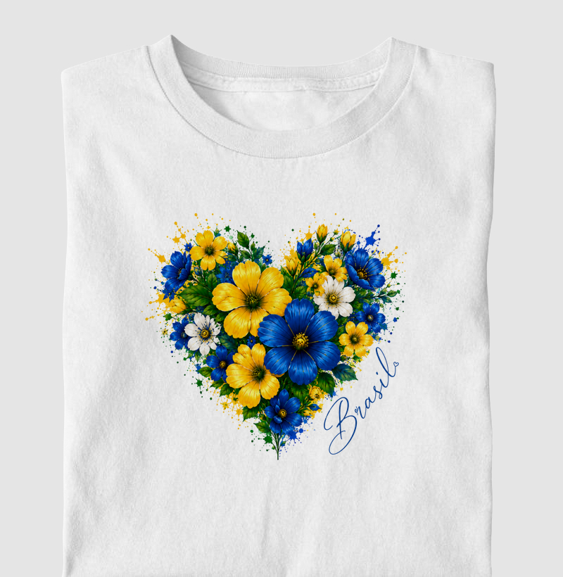 Camiseta Coração Vibrante