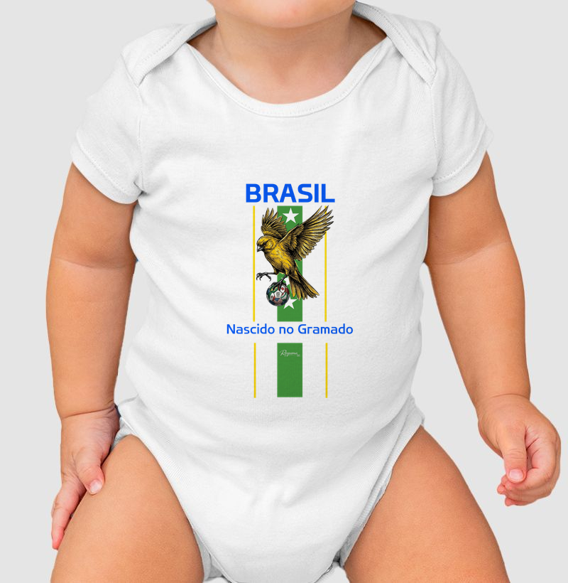 Body Bebê Futebol “Seleção Brasileira” - Copa do Mundo