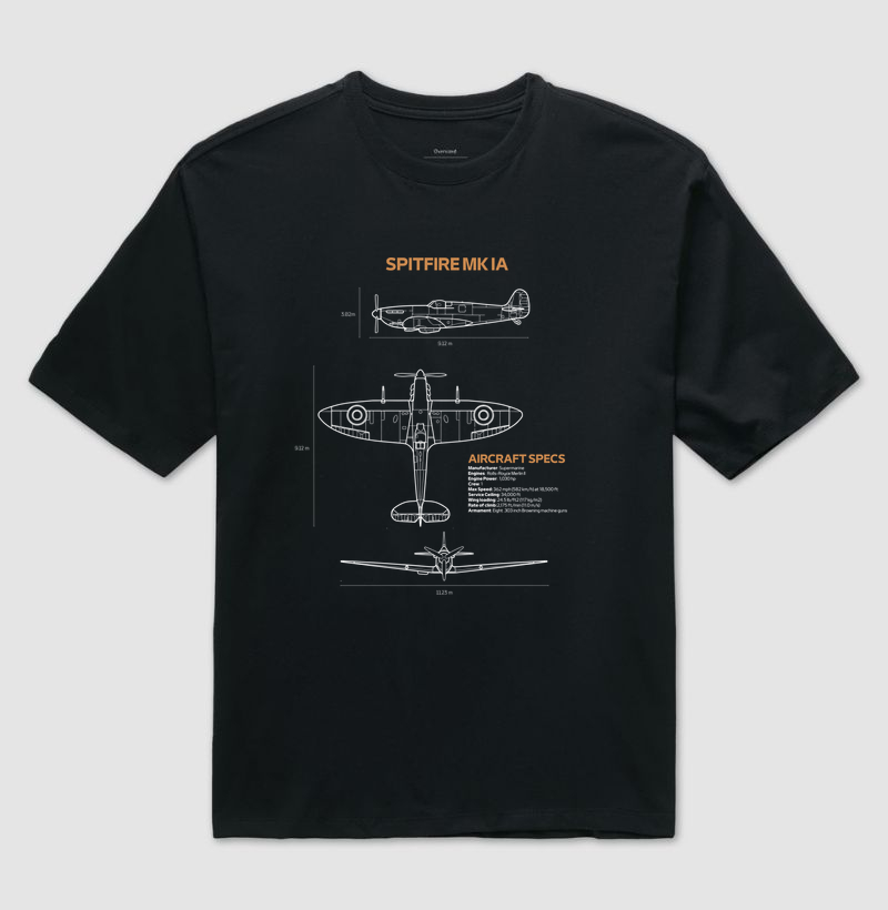 Spitfire MK1A - Blueprint