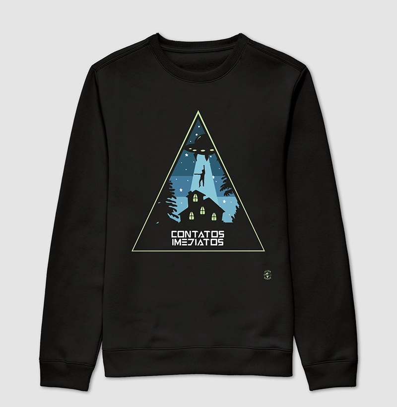 Suéter Moletom Contatos Imediatos