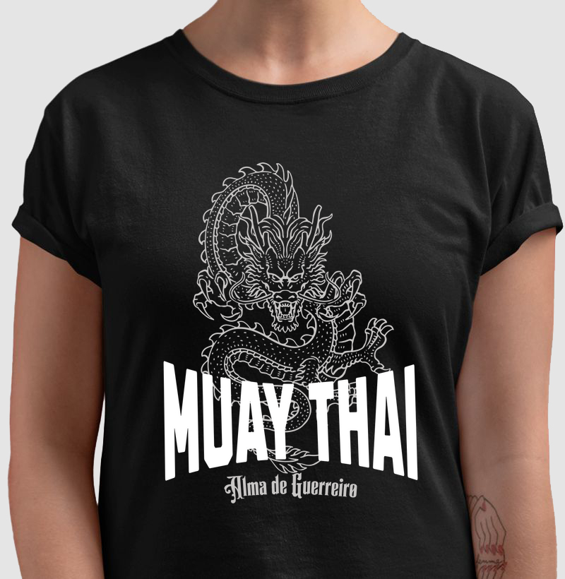 Camiseta ADG Artes Marciais - Muay Thai Dragon