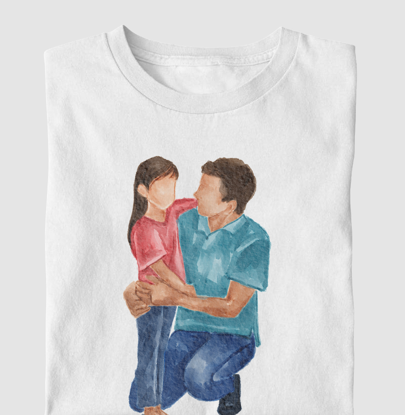 Pai e Filha - Aquarela