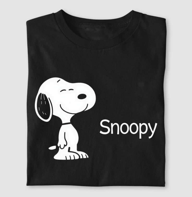Camisa streetwear minimalista snoopy