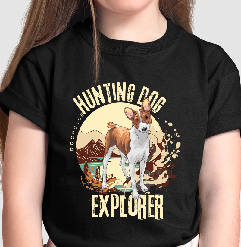 Camiseta Infantil Dog Pulse Hunting Dog Explorer – Adventure Awaits