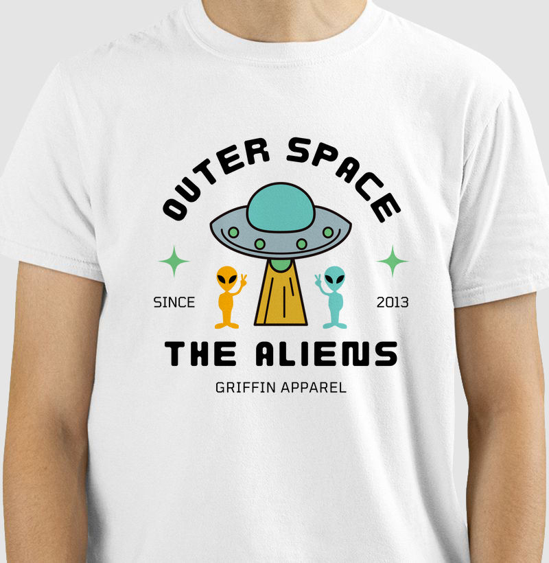 CAMISETA MASCULINA SPACE